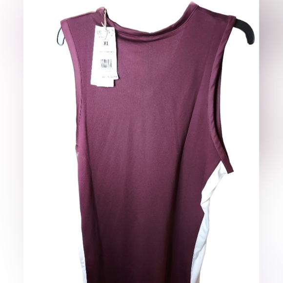 Adidas NXT Basketball Jersey XL Maroon and white prime green recyclematerial NWT - Picture 12 of 13